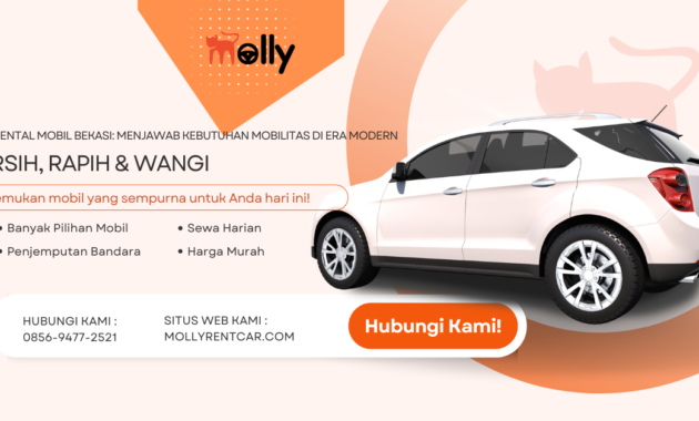 Jasa Rental Mobil Bekasi Menjawab Kebutuhan Mobilitas di Era Modern